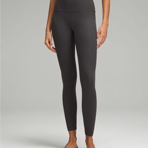 Align ribbed leggings 28” graphite grey